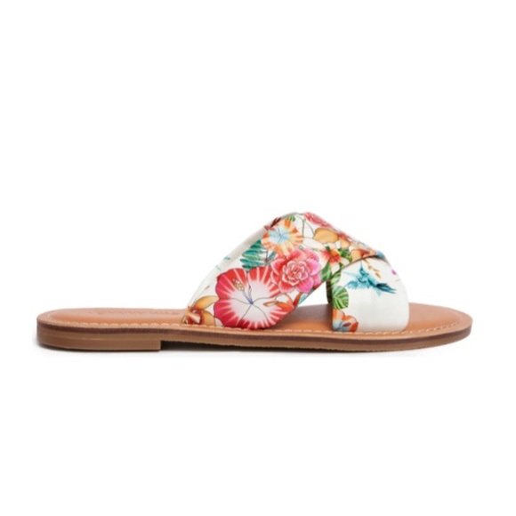 JOHNNY WAS Andra Slide Sandal - Floral Print - Women’s Size 7 - NEW - Picture 4 of 8